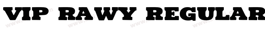 VIP Rawy Regular字体转换
